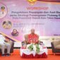 Plh. Direktur Jenderal Bina Keuangan Daerah Kementerian Dalam Negeri, Dr. Horas Maurits Panjaitan, sebagai narasumber utama. Sementara Sekretaris Daerah Kota Tidore Kepulauan, Ismail Dukomalamo, bertindak sebagai moderator.