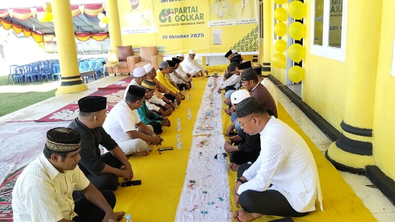 DPD Golkar Kepulauan Sula gelar syukuran jelang HUT ke-61. 