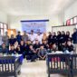 Kabid Bina Marga PUPR Malut, Nasarudin Salama saat menjadi narasumber dalam kegiatan seminar regional yang dilaksanakan oleh Fakultas Teknik Universitas Bumi Hijrah Tidore. 