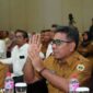 Wakil Wali Kota Tidore Kepulauan, Ahamd Laiman menghadiri rakor bersama menteri pertanian, Andi Amran Soleman. 
