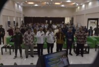 Kegiatan Bimtek Peningkatan Kapasitas Transmigrasi Bidang Kelembagaan Ekonomi yang berlangsung di Emerald Hotel. 