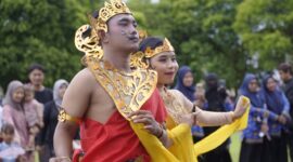 Parade kebudayaan dalam rangka memperingati sumpah pemuda, paguyuban pandawa keluar sebagai terbaik I. 