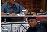 Anggota DPRD Provinsi Maluku Utara, Mislan Syarif dan Said Banyo. 