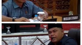 Anggota DPRD Provinsi Maluku Utara, Mislan Syarif dan Said Banyo. 