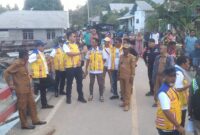BPJN bersama BPBD dan Dinas PUPR Kepulauan Sula, Tinjau Jembatan Wai Bega, Kecamatan Sulabesi Tengah.
