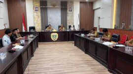 Rapat pembahasan kerja sama antara Pemerintah Kota Tidore Kepulauan bersama Balai Bahasa Provinsi Maluku Utara. 