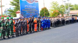 482 personil anggota Polda Malut mengikuti apel kesiapsiagaan tanggap darurat bencana hidrometeorologi. 
