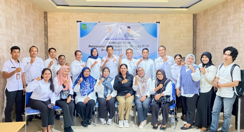 Peserta Bimtek Penyusunan Standar Operasional Prosedur (SOP) Pajak Daerah dan Retribusi Daerah. 