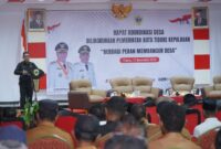 Wakil Wali Kota Tidore, Ahmad Laiman saat memberikan sambutan. 