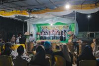 Pentas Seni dalam rangka menyongsong HUT PGRI dan HGN ke-80. Dokumentasi: Am Teapon/marasai.id