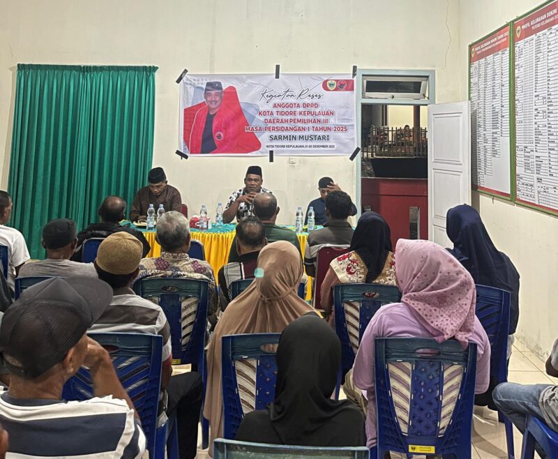 Sarmin Mustari, menggelar reses di Kelurahan Dokiri. 