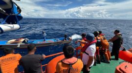 Tim SAR berhasil menemukan longboat yang hilang di perairan Batang Dua.