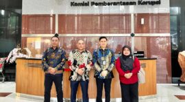 Sekretaris Daerah, Muhlis Soamole didampingi Asisten I, Kepala Inspektorat, dan Kepala BPKAD. Dokumentasi: istimewa