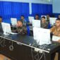 Pelaksanaan kegiatan CAT Akademk untuk peserta calon bintara Brimob. 
