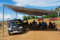 Perwakilan AMBRUK saat mendatangi lokasi PT JAS. 