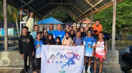 Kontingen atletik asal Kota Tidore. 