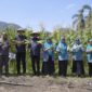 Panen jagung hasil kolaborasi Pemkot Tikep, PKK dan BI. 