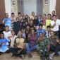 Rombongan atletik Kota Tidore Kepulauan bersama Wali Kota Muhammad Sinen, Ketua DPRD, Wakil Wali Kota, serta seluruh jajaran Pemerintah Daerah menyambut kunjungan silaturahmi.. 