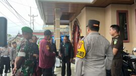 Wabup Sula bersama forkopimda melakukan pemantauan posko nataru. 