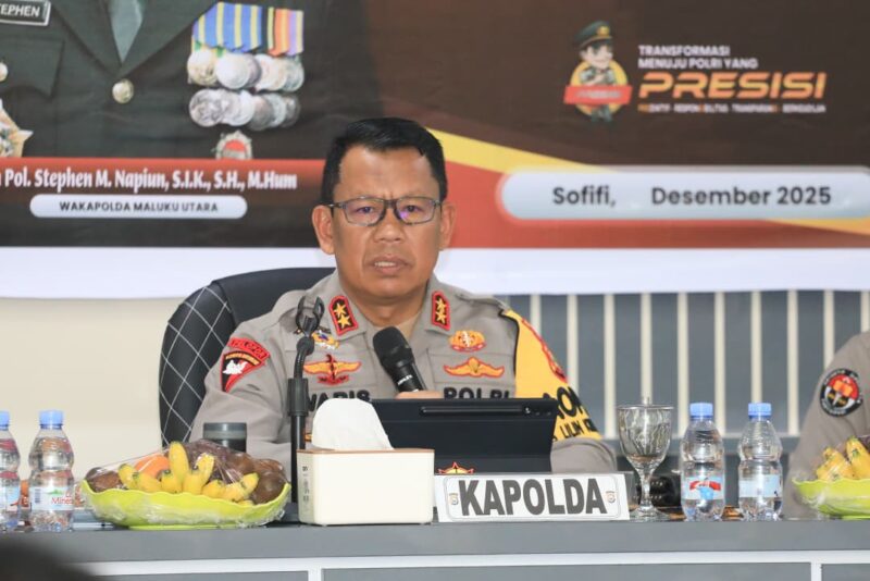 Kapolda Malut, Irjen Pol Drs Waris Agono.
