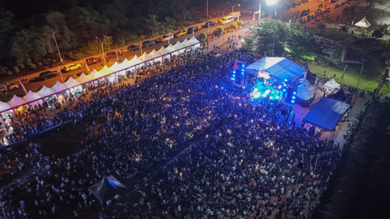 Kemeriahan kegiatan Lokal Fast di Tidore.