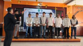 Prosesi pelantikan IKA Teknik Unibrah. 