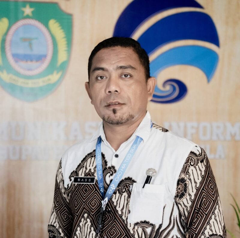 Kepala Diskominfo Kabupaten Kepulauan Sula, Basiludin Labesi. 