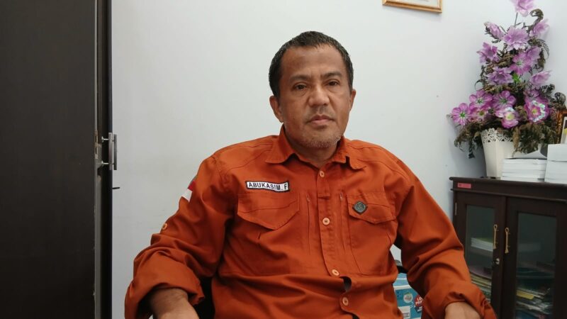 Kepala Bagian Hukum Setda Kota Tidore Kepulauan, Abukasim Faruk.