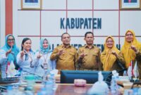 Rapat koordinasi antara Balai Bahasa dan Pemkab Halteng untuk kegiatan revitalisasi bahasa daerah Sawai.