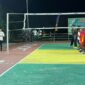 Ketua KONI Sula, Kamarudin Mahdi membuka Turnamen Volley Ball Ramadhan Cup I. Dokumentasi: Am Teapon/marasai.id