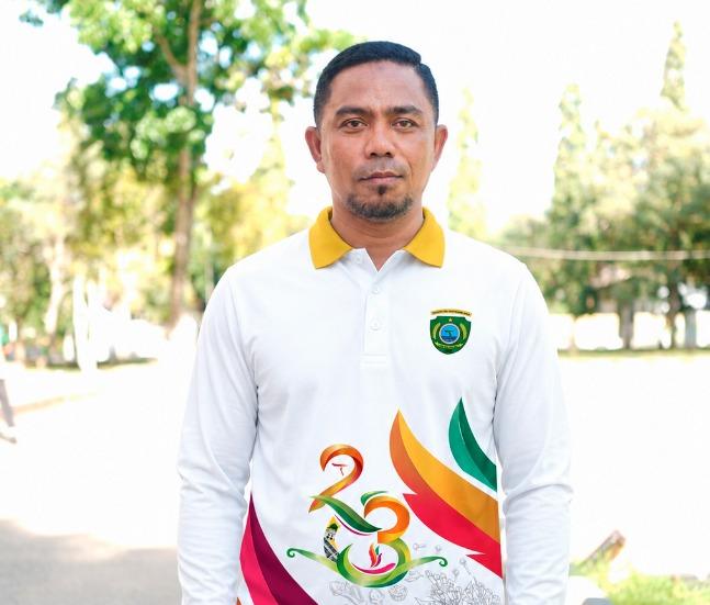 Sekretaris Panitia HUT Kabupaten ke-23, Basiludin Labesi. 