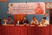 Kegiatan reses oleh Hj. Rahmawati Muhammad yang berlangsung di Desa Loleba, Kabupaten Halmahera Timur.