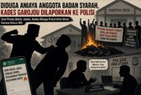 Ilustrasi aksi premanisme yang dilakukan oleh Kades Garojou terhadap salah satu badan syarah yang protes dengan pemotongan insentif