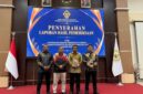 Sekretaris Daerah Kepulauan Sula, Muhlis Soamole dan Ketua DPRD Kepulauan Sula, Ahkam Gajali didampingi Kaban Kesbangpol, Sutomo Teapon dan Kepala Inspektorat, Kamarudin Mahdi.. 