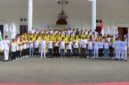 Pelepasan kontingen Porprov Maluku Utara yang berlangsung di Istana Daerah, Kepulauan Sula.