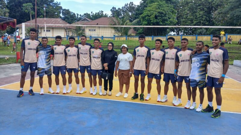 Tim volleyball putra asal Sula berhasil kalahkan perwakilan dari Tidore di Porprov V Malut. 