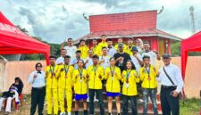 Kontingen Kepulauan Sula yang berlaga di Porprov V di Halmahera Utara. 