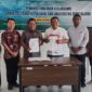Rektor Unibrah Tidore dan Kepala SRMA 20 Tidore bersama dosen dan guru usai tanda tangan MoU