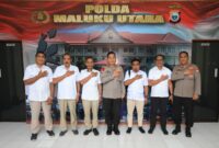 DPD Parti Gerindra saat bertemu dengan Kapolda Maluku Utara, Irjen Pol. Arif Budiman, S.I.K., M.H.,