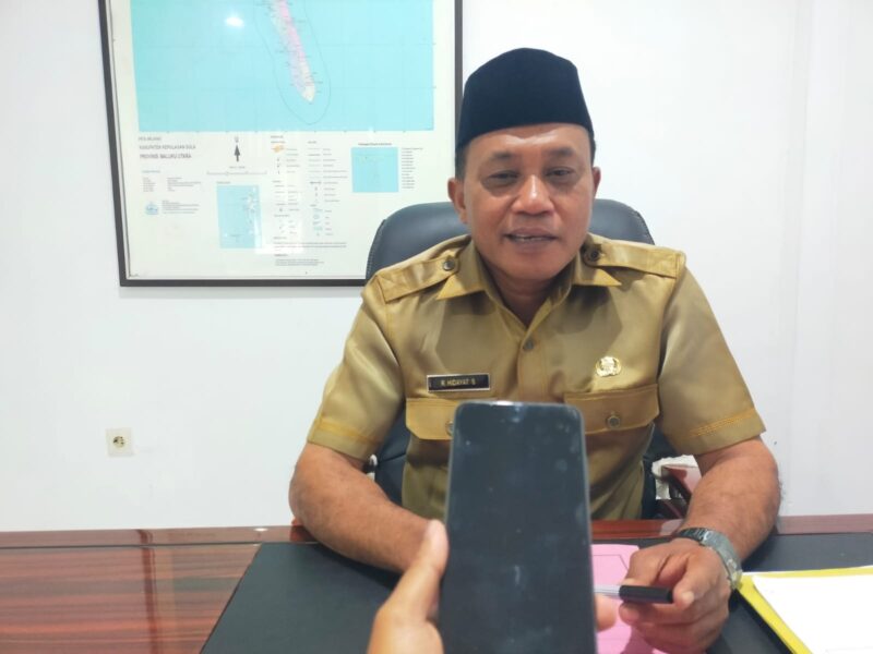 Kadis PMD Kepulauan Sula, Rahmat Hidayat Sillia. Dokumentasi: Am Teapon/marasai.id
