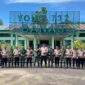 Kapolres Halbar melakukan kunjungan ke Yonif 732 Banau