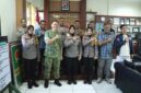 Kapolresta Ternate AKBP Anita Ratna Yulianto, S.I.K., M.H bersama jajaran bertemu dengan Dandim 1501/Ternate, Letnan Kolonel Inf. Jani Setiadi