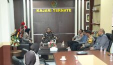 Kapolresta Ternate AKBP Anita Ratna Yulianto, S.I.K., M.H. bersama jajaran bertemu dengan Kajari Ternate Syamsidar Monoarfa, S.H., M.H
