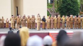 Pimpin Apel Perdana 2026, Gubernur Sherly Tekankan Integritas MCP dan Kinerja Inklusif Bagi ASN Malut.