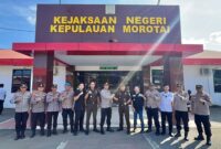 Polres Morotai melakukan kunjungan ke Kejari Kepulauan Morotai
