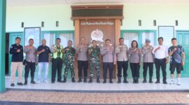 Polres Tidore saat melakukan kunjungan kerja ke Kodim 1505/Tidore