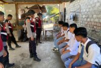 Polres Sula melaksanakan pembinaan dan dialog dengan pelajar