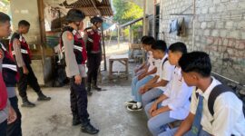 Polres Sula melaksanakan pembinaan dan dialog dengan pelajar