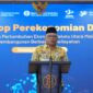 Sekda Malut Samsudin A Kadir saat membuka workshop perekonomian daerah