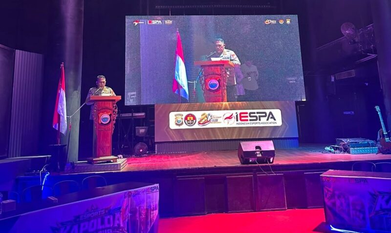 Pembukaan turnamen E-Sports Kapolda Malut Cup 2026